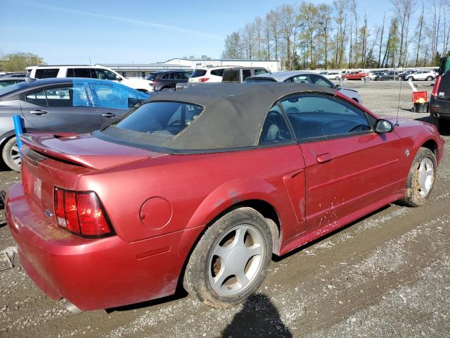 1FAFP45X8XF211561 - 1999 FORD MUSTANG GT MAROON photo 3
