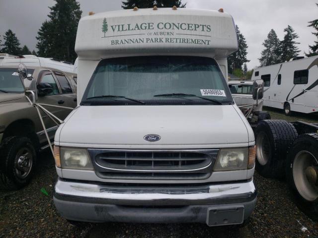 1FDXE45S61HA40650 - 2001 FORD ECONOLINE E450 SUPER DUTY CUTAWAY VAN TWO TONE photo 5