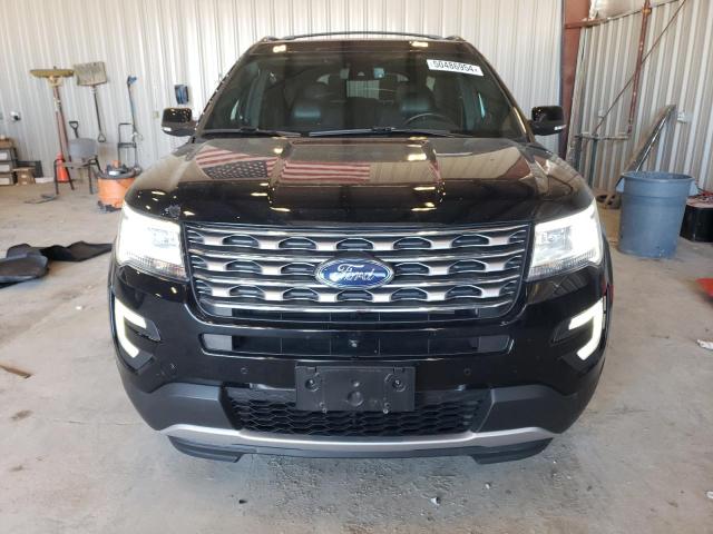 1FM5K8F89HGD10822 - 2017 FORD EXPLORER LIMITED BLACK photo 5