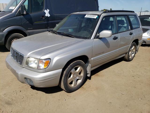 JF1SF65651H757198 - 2001 SUBARU FORESTER S SILVER photo 1