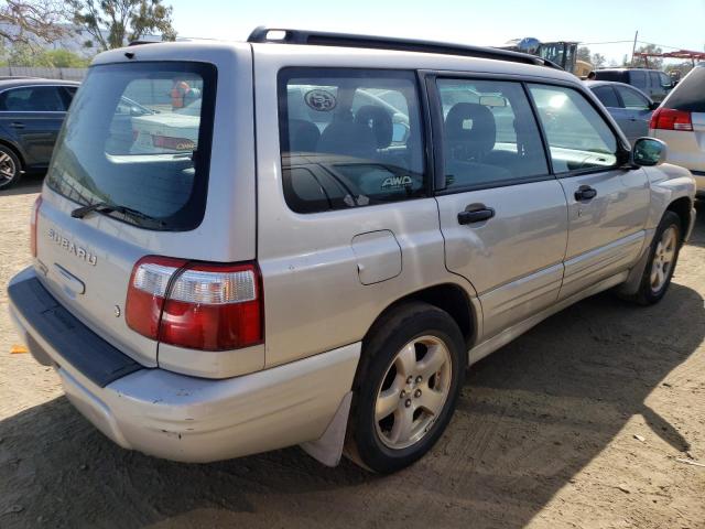 JF1SF65651H757198 - 2001 SUBARU FORESTER S SILVER photo 3
