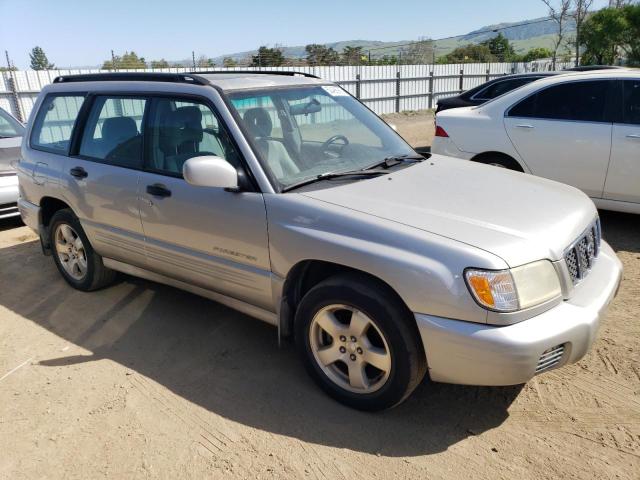 JF1SF65651H757198 - 2001 SUBARU FORESTER S SILVER photo 4