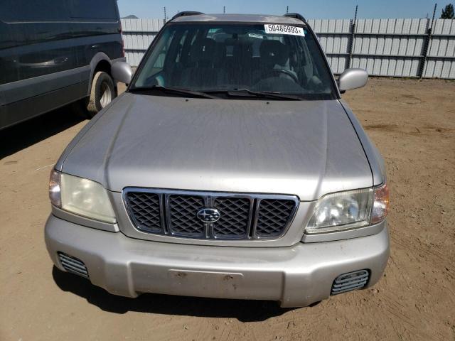 JF1SF65651H757198 - 2001 SUBARU FORESTER S SILVER photo 5