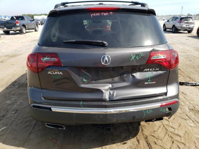 2HNYD2H69BH549992 - 2011 ACURA MDX TECHNOLOGY GRAY photo 6