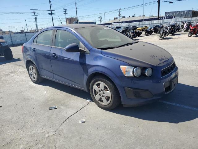 1G1JA5SH5D4187132 - 2013 CHEVROLET SONIC LS BLUE photo 4