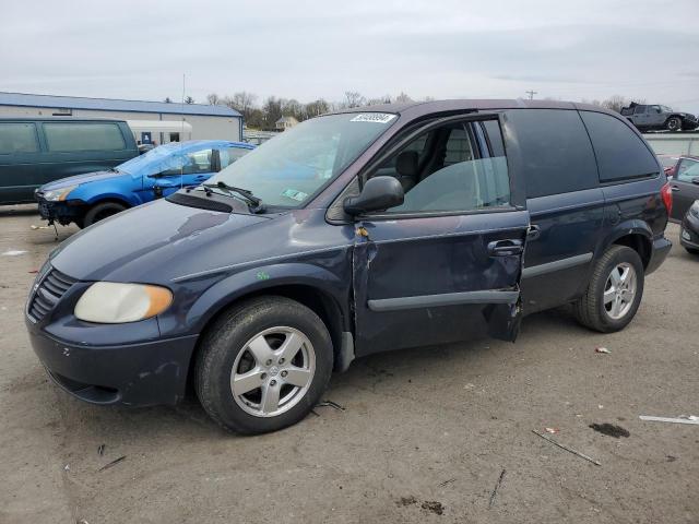 1D4GP45R07B160535 - 2007 DODGE CARAVAN SXT BLUE photo 1