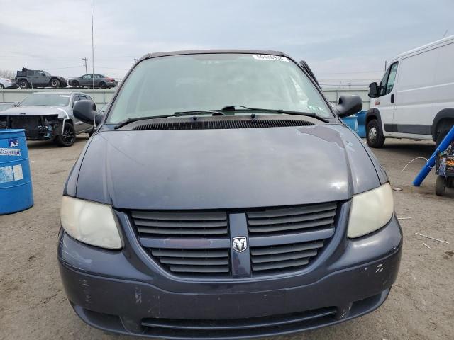 1D4GP45R07B160535 - 2007 DODGE CARAVAN SXT BLUE photo 5