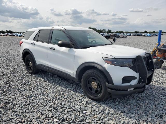 1FM5K8AB2LGA41848 - 2020 FORD EXPLORER POLICE INTERCEPTOR 白色 照片 4