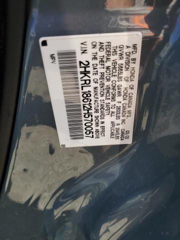 2HKRL18612H570057 - 2002 HONDA ODYSSEY EX GRAY photo 13