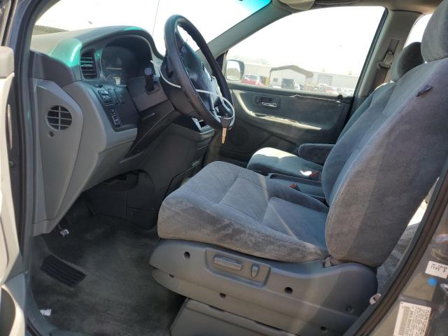 2HKRL18612H570057 - 2002 HONDA ODYSSEY EX GRAY photo 7