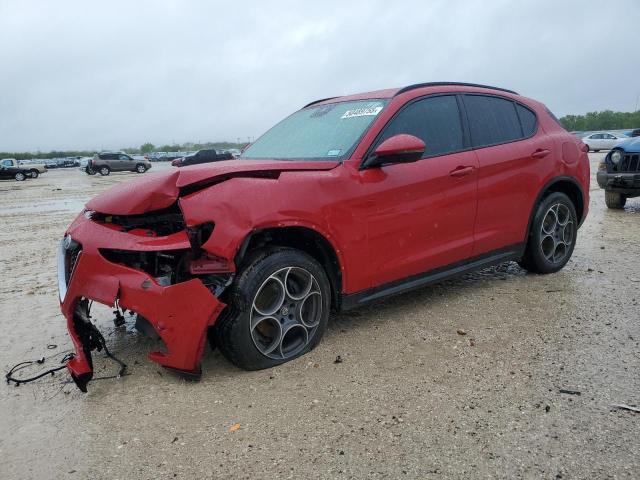 ZASFAKNN0J7B83066 - 2018 ALFA ROMEO STELVIO TI SPORT RED photo 1