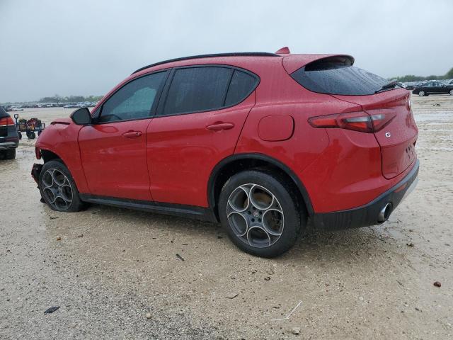 ZASFAKNN0J7B83066 - 2018 ALFA ROMEO STELVIO TI SPORT RED photo 2
