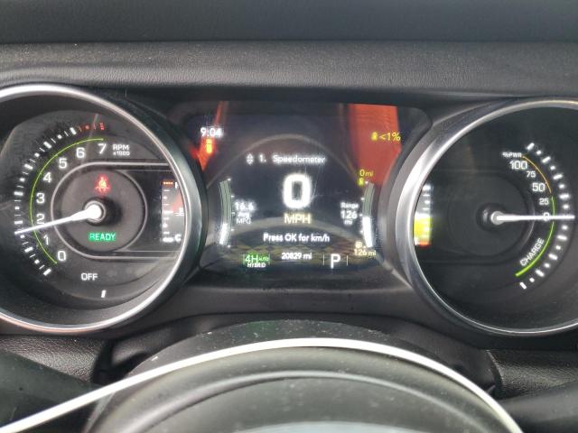 1C4JJXP68NW276046 - 2022 JEEP WRANGLER U SAHARA 4XE WHITE photo 9