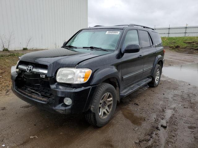 5TDBT44A95S245507 - 2005 TOYOTA SEQUOIA SR5 BLACK photo 1