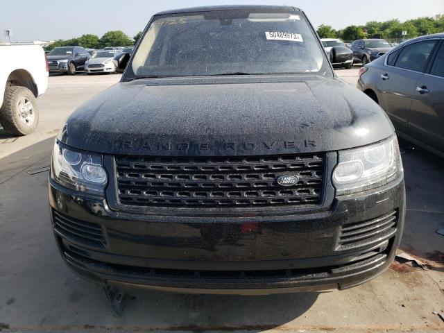 SALGR2PF9GA319680 - 2016 LAND ROVER RANGE ROVE BLACK photo 5