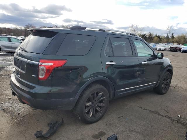 1FM5K8D82DGA87486 - 2013 FORD EXPLORER XLT GREEN photo 3