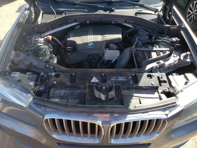 5UXWX9C53D0A17609 - 2013 BMW X3 XDRIVE28I GRAY photo 12