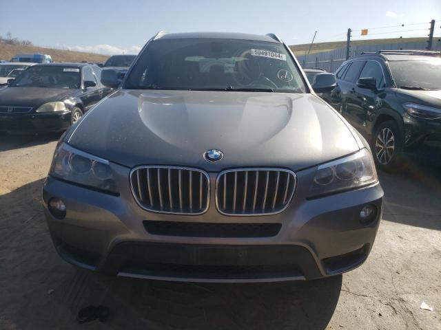 5UXWX9C53D0A17609 - 2013 BMW X3 XDRIVE28I GRAY photo 5