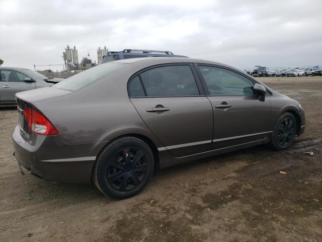 2HGFA1F58AH503385 - 2010 HONDA CIVIC LX GRAY photo 3