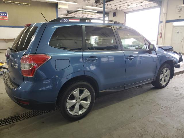 JF2SJAFC8FH555707 - 2015 SUBARU FORESTER 2.5I PREMIUM BLUE photo 3