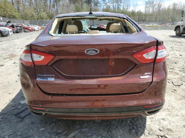 3FA6P0T95GR211758 - 2016 FORD FUSION SE BURGUNDY photo 6