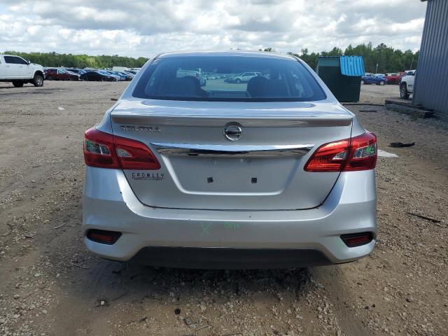 3N1AB7AP1KY222254 - 2019 NISSAN SENTRA S SILVER photo 6