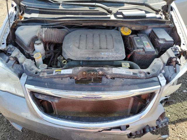 2C4RC1CG4ER189018 - 2014 CHRYSLER TOWN & COU TOURING L SILVER photo 12