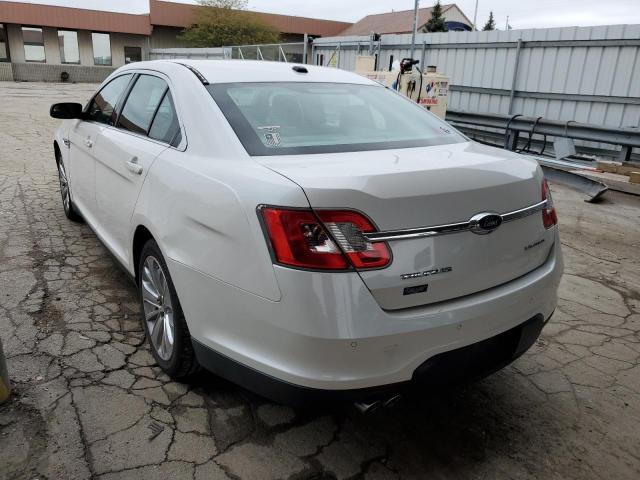 1FAHP2FW0CG123286 - 2012 FORD TAURUS LIMITED WHITE photo 2