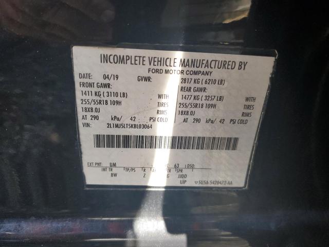 2L1MJ5LT5KBL03064 - 2019 LINCOLN MKT BROWN photo 13