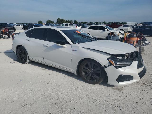 19UUB5F50MA008550 - 2021 ACURA TLX TECH A WHITE photo 4
