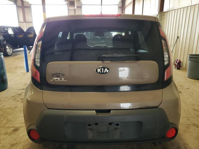 KNDJN2A27F7157350 - 2015 KIA SOUL TAN photo 6