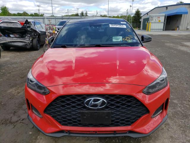 KMHTH6AB9KU019209 - 2019 HYUNDAI VELOSTER TURBO RED photo 5