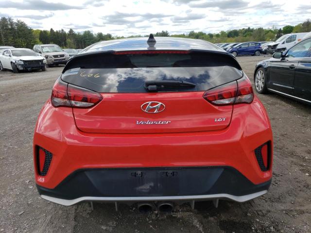 KMHTH6AB9KU019209 - 2019 HYUNDAI VELOSTER TURBO RED photo 6