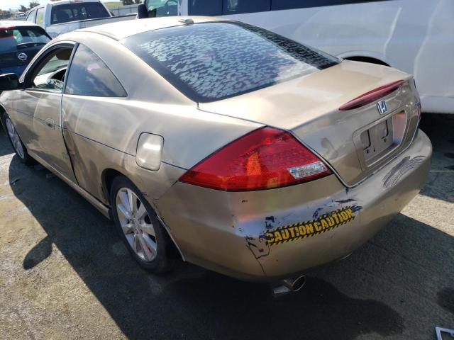 1HGCM82616A004290 - 2006 HONDA ACCORD EX TAN photo 2