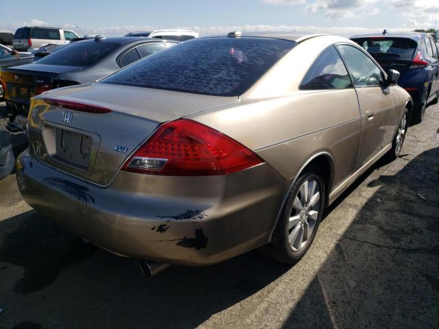 1HGCM82616A004290 - 2006 HONDA ACCORD EX TAN photo 3