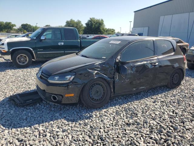 WVWAB7AJ9BW020312 - 2011 VOLKSWAGEN GOLF BLACK photo 1