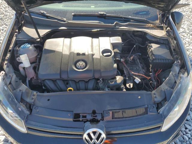 WVWAB7AJ9BW020312 - 2011 VOLKSWAGEN GOLF BLACK photo 11