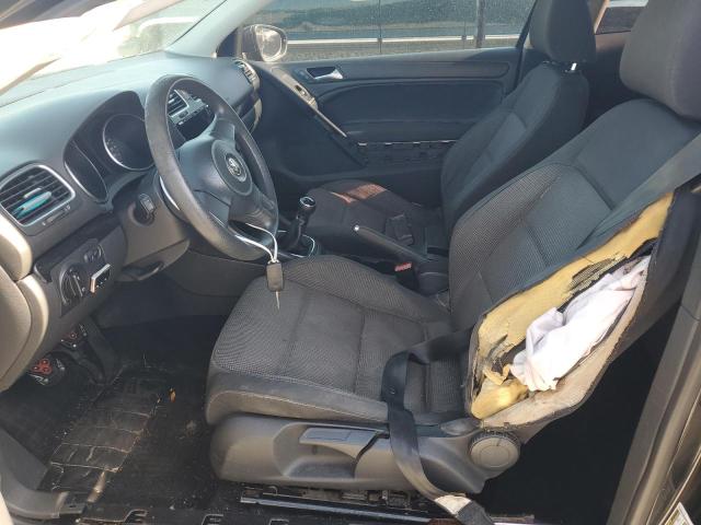 WVWAB7AJ9BW020312 - 2011 VOLKSWAGEN GOLF BLACK photo 7