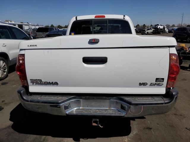 5TEUU42N48Z491755 - 2008 TOYOTA TACOMA ACCESS CAB WHITE photo 6