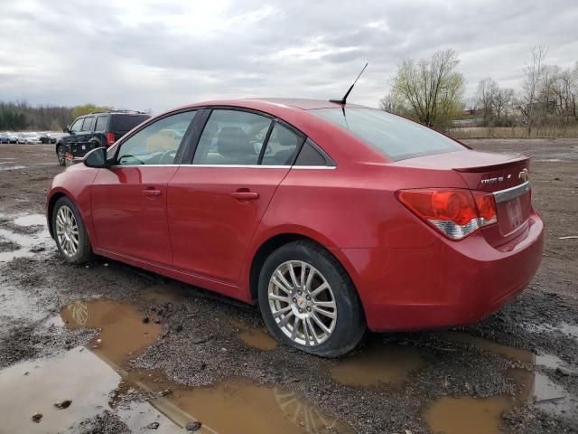 1G1PK5S91B7192551 - 2011 CHEVROLET CRUZE ECO RED photo 2