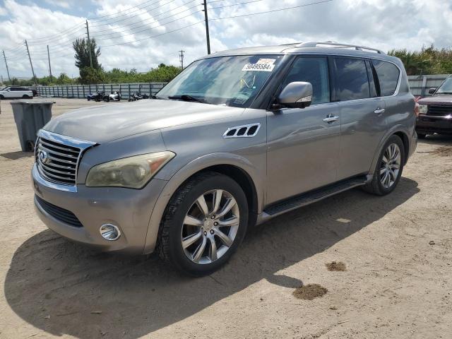 JN8AZ2ND3C9715375 - 2012 INFINITI QX56 GRAY photo 1