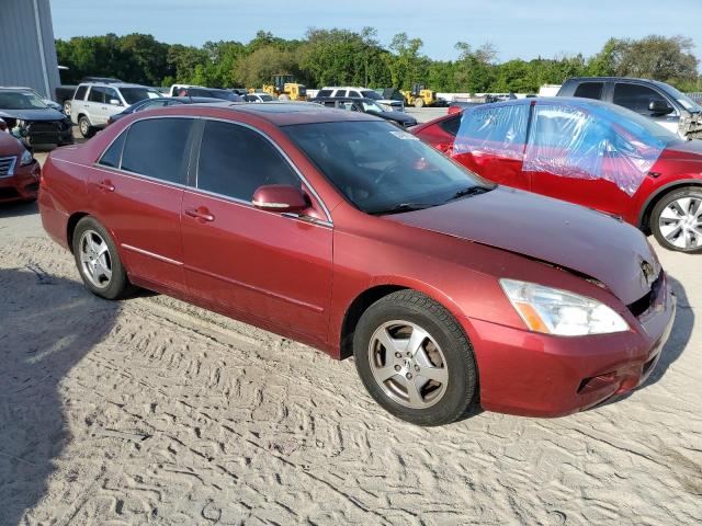 JHMCN36487C002970 - 2007 HONDA ACCORD HYBRID BURGUNDY photo 4