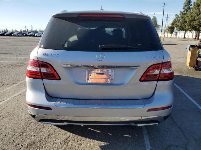 4JGDA5HB9DA201392 - 2013 MERCEDES-BENZ ML 350 4MATIC SILVER photo 6