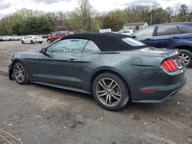 1FATP8UH7G5298279 - 2016 FORD MUSTANG GREEN photo 2