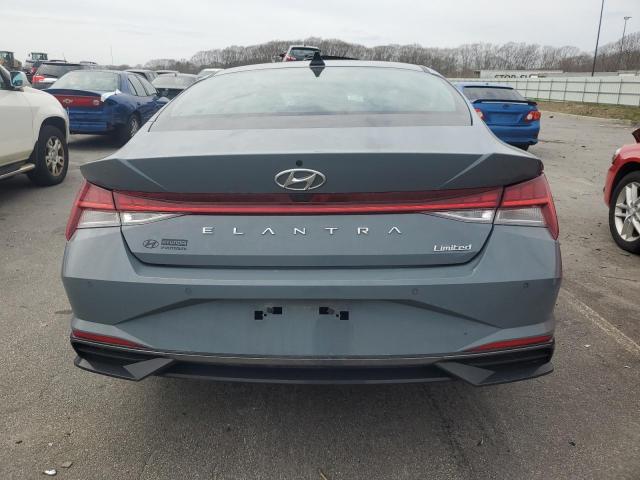 KMHLP4AG5PU405491 - 2023 HYUNDAI ELANTRA LIMITED GRAY photo 6