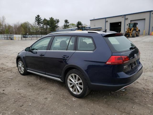 3VWH17AU0HM520537 - 2017 VOLKSWAGEN GOLF ALLTR S BLUE photo 2