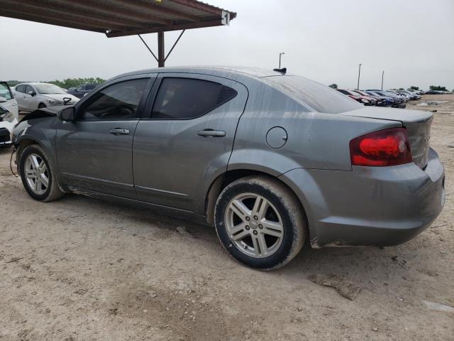 1C3CDZCG5DN681901 - 2013 DODGE AVENGER SXT GRAY photo 2