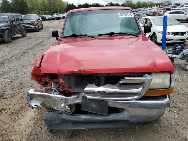 1FTYR10U2WPB37068 - 1998 FORD RANGER RED photo 5