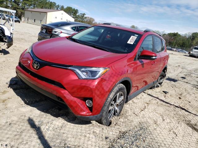 2T3WFREVXHW352625 - 2017 TOYOTA RAV4 XLE RED photo 1