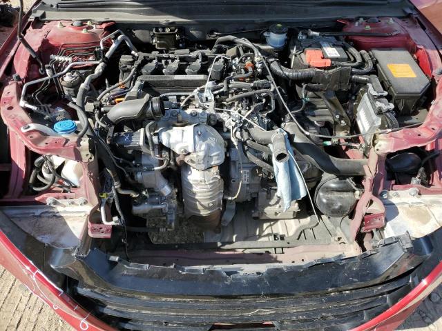 1HGCV1F47KA168523 - 2019 HONDA ACCORD EX RED photo 11